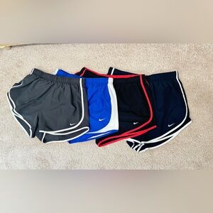 4 pair Nike women’s running shorts